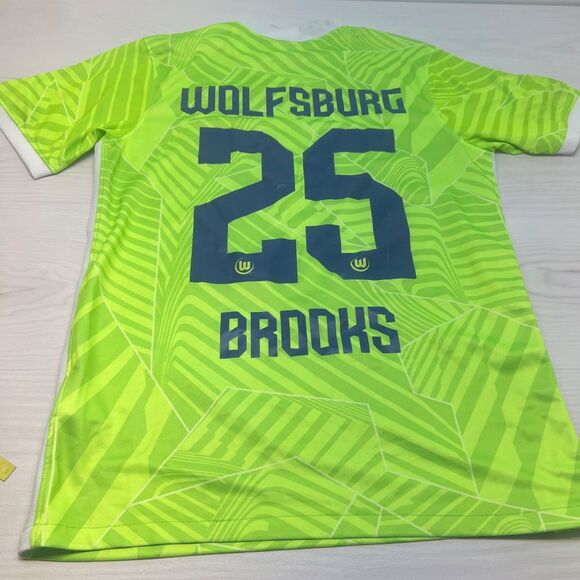VfL Wolfsburg Nike Jersey Mens Large 2022-23 Home Bundesliga Soccer Football Kit - Picture 8 of 8